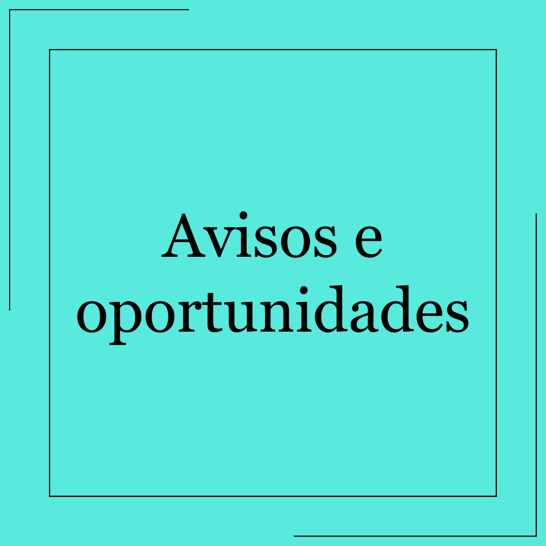 avisos e oportunidades