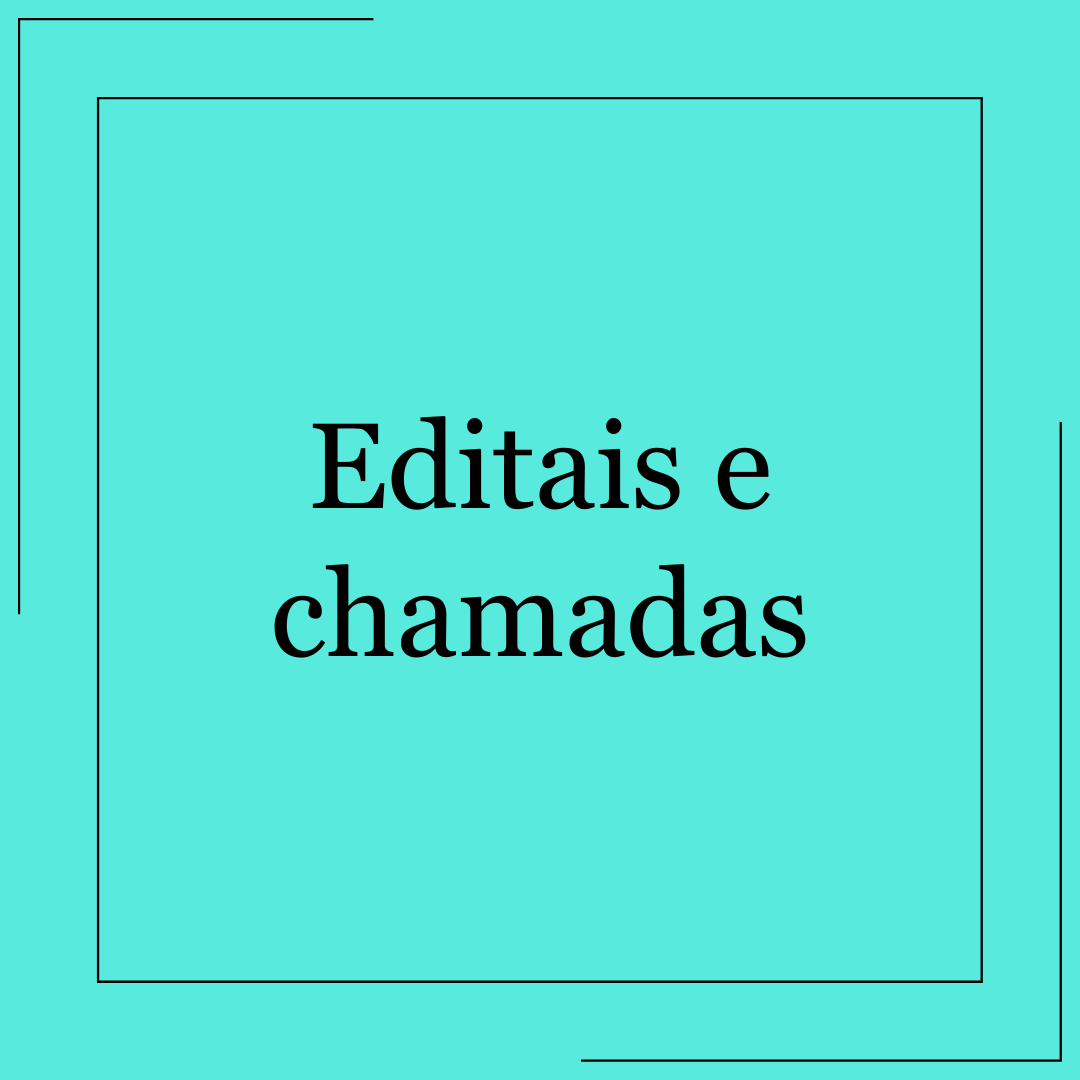 editais e chamadas