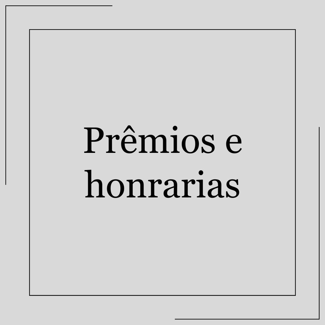 prêmios e honrarias